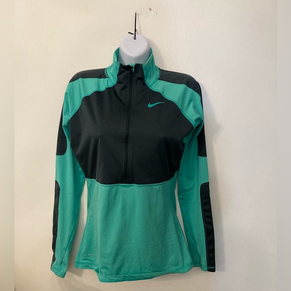 Nike Pro long sleeve jacket green&black - Picture 11 of 11